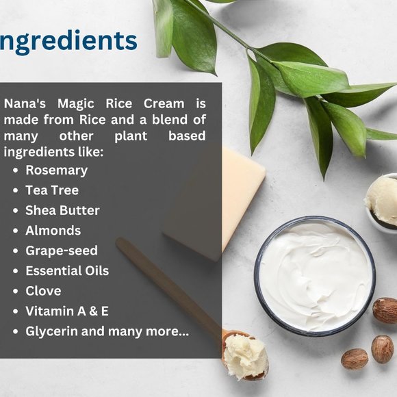 Nana's Magic Rice Cream 50mL - Direct from Company - Picture 2 of 3